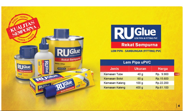 Lem Pipa PVC Terbaik untuk Sambungan Pipa dan Fitting